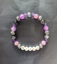 Elasticated witch lettered and beaded bracelet - Image 3