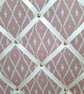 Notice board - Pink with cream silk ribbon.  - Image 4