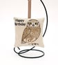 Owl Linen Lavender Bags Personalised Gifts - Image 2