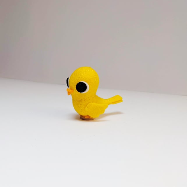 Yellow Canary bird ornament