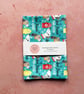 Fabric Handmade Pretty Cotton Tea Towel with a Dog Furry Friends Design-TETO-06
