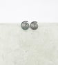 Titanium spiral stud earrings - Delicate hypoallergenic earrings - Boho titanium - Image 6