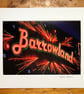 ‘Barrowland’, Glasgow,  signed mounted print FREE DELIVERY