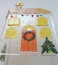Christmas cottage tealight cover, seasonal decor, festive ornament, fused glass. - Image 6