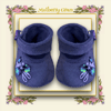 Embroidered Purple Shoes