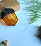 Stained glass acorn hanging decoration, Letterbox Gifts - Image 3