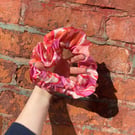 Pink Silk Scrunchie