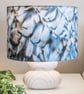 drum round lampshade Africa African sun printed hand-dyed ferns plants leaves    - Image 3