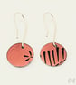 047 - Handmade Aluminium and Silver Reversible Earrings - Image 2