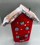 Christmas hand painted wooden house - Image 2