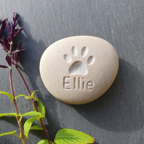 Memorial Stone for Cats Pet Loss Dog Grave Marker Pet Loss Gift Personalised