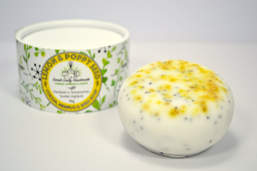 Lemon & Poppy Seed Triple Butter Soap