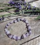 Anxiety relief bracelet with amethyst and rose quartz