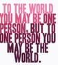 One Person Fridge Magnet - Image 1