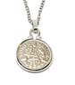 1934 92nd Birthday Anniversary 3d Threepence coin pendant plus 18inch SS chain  - Image 1