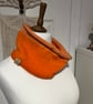 Orange two tone Lightweight Cowl Neckwarmer double knit yarn 60x16cms