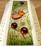 Fused Glass Bug Lantern - Orange & Red - Image 5