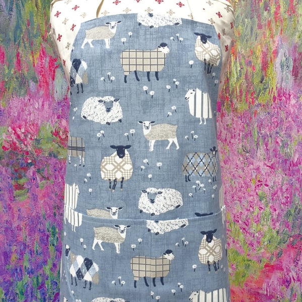 Sheep Aprons with pocket. Cotton 