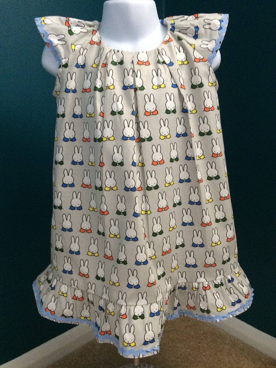 Miffy the Rabbit Printed Dress for 2-3 year old