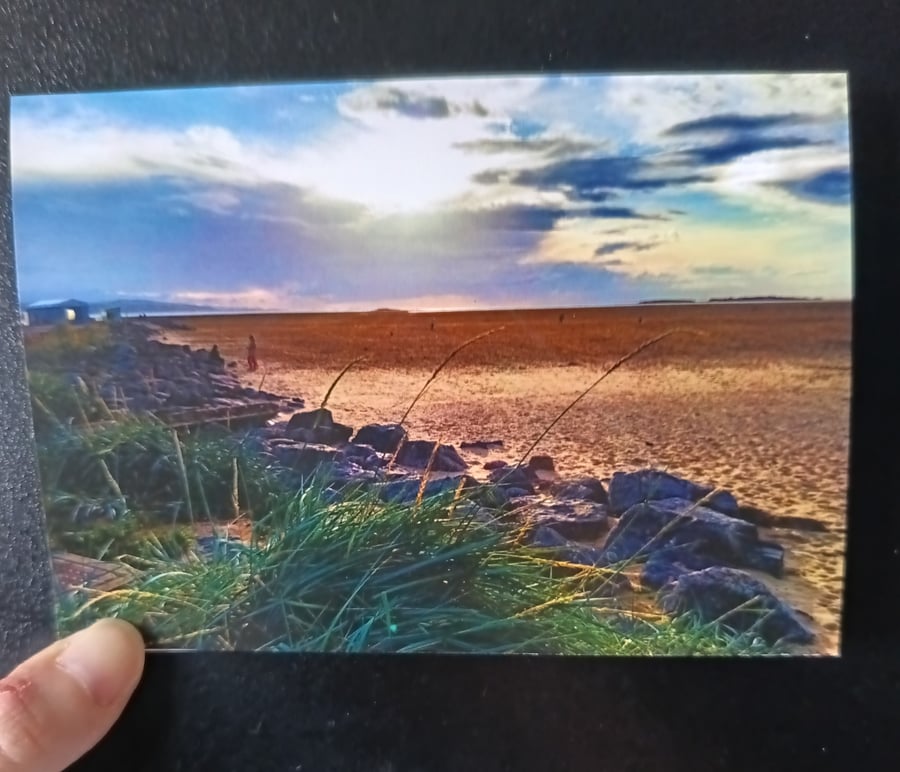 A6 Greetings Card: West Kirby Beach