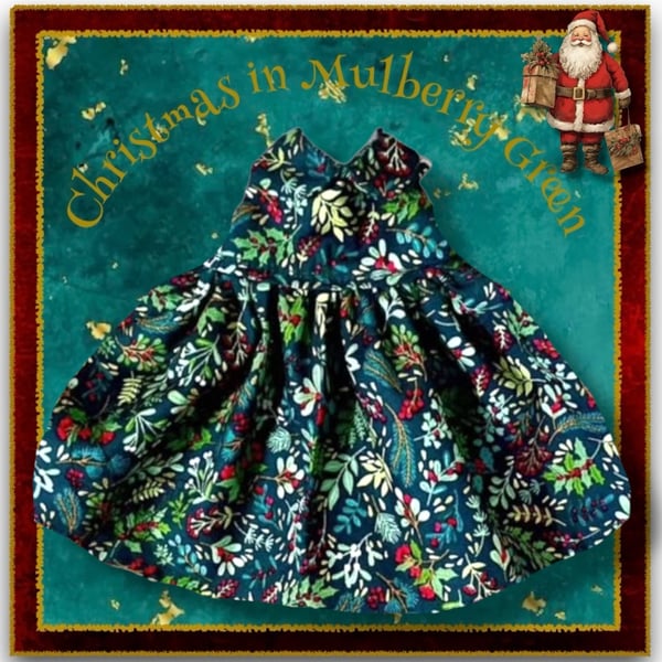 Mistletoe and Holly Dress 