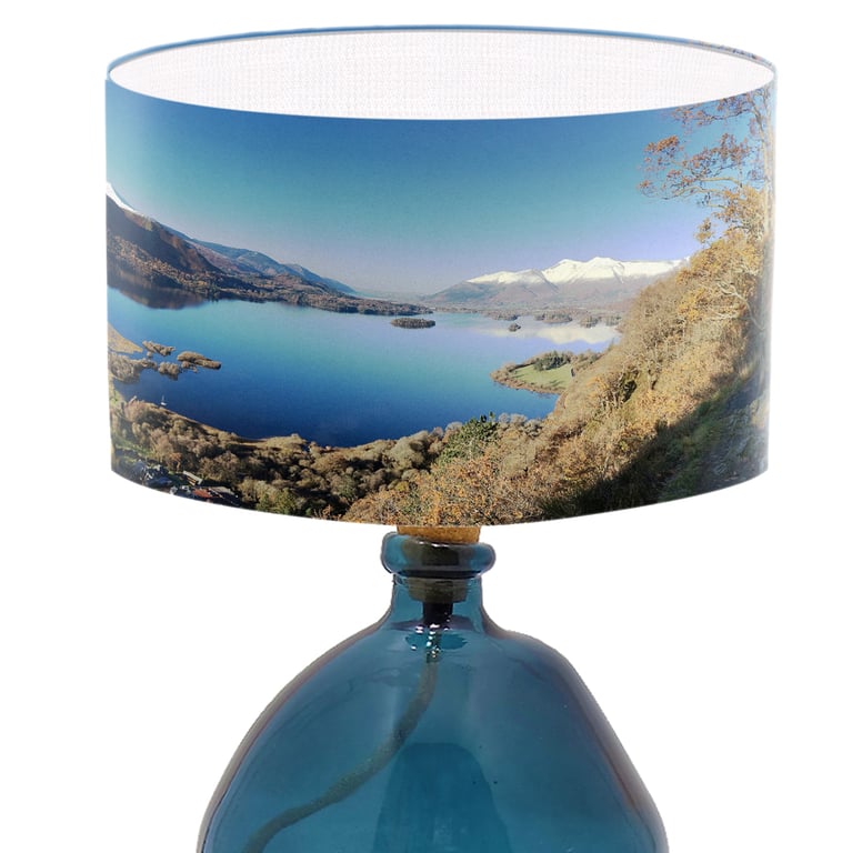 Photographic Lampshade, Lake District, Lamp Shade, Contemporary lamp shade