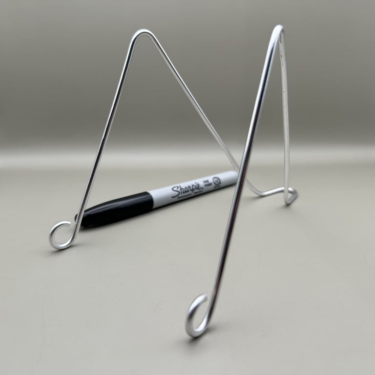 Large wire easel card holders for menus, photos or vinyls or guest information 