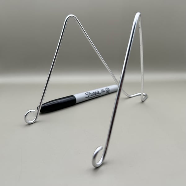 Large wire easel card holders for menus, photos or vinyls or guest information 