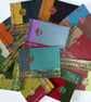 Small Handmade Blank Journal Note Book A6 Red and Green A6 - Image 7