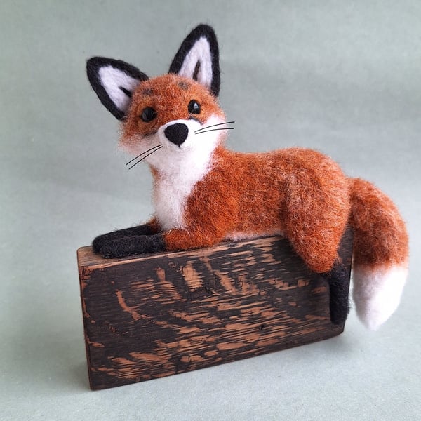 Cleo - Relaxing Fox on Whisky Stave