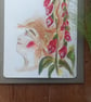 Summer girl foxglove painting  ' Lilith' - Image 2
