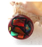 Patchwork Dichroic Fused Glass Brooch 011 Handmade  - Image 6
