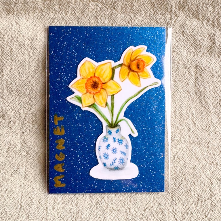 Daffodil Fridge Magnet