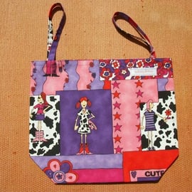  Pink and Purple Bag