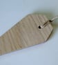 HALLOWEEN COFFIN SHAPED WOODEN GIFT TAGS OR PARTY BAG LABELS FOR SCARY DAY - Image 2