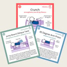 Reformer Pilates Card Deck – Digital Download for Teachers & Students