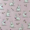 Pink Bunnies Fabric