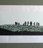 Original multi-block lino print. - Image 2