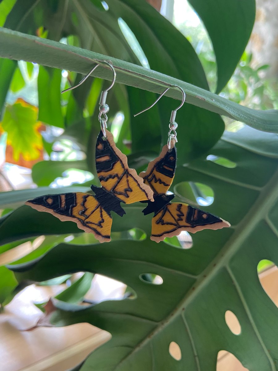 Butterfly Earrings (yellow)