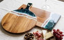 Wave Resin Serving Boards