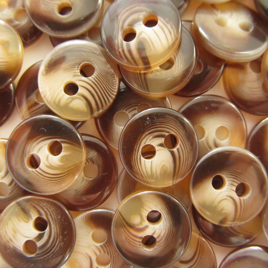 Buttons - Tortoise Shell Effect