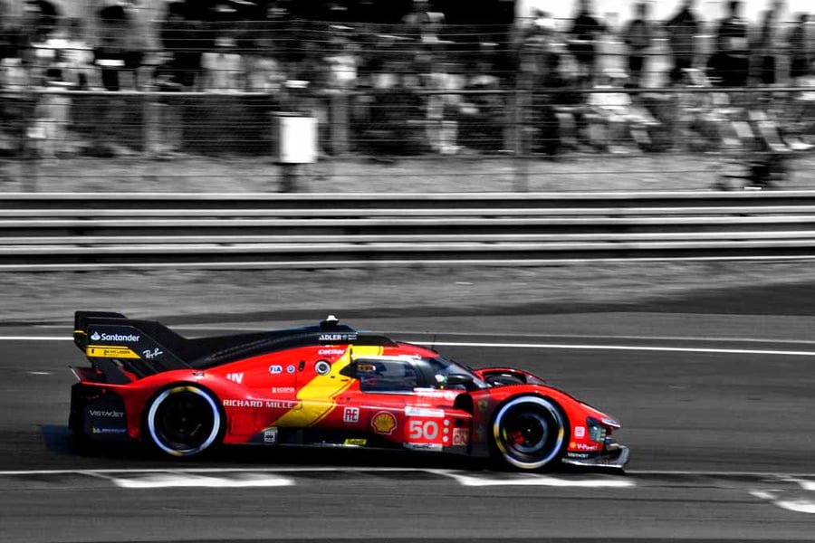 Ferrari 499P no50 24 Hours of Le Mans 2023 Photograph Print