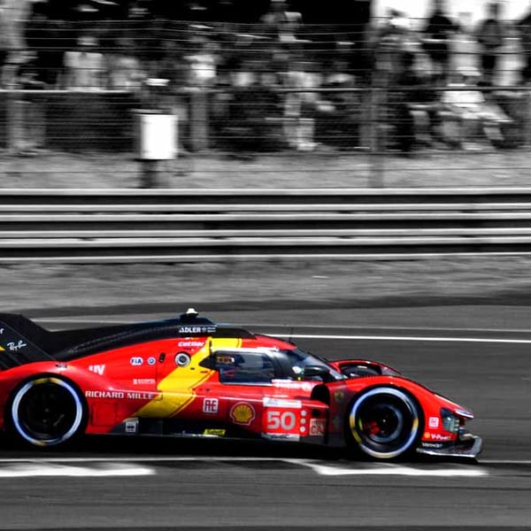 Ferrari 499P no50 24 Hours of Le Mans 2023 Photograph Print