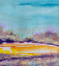 "Summer heat" is an original mixed media artwork