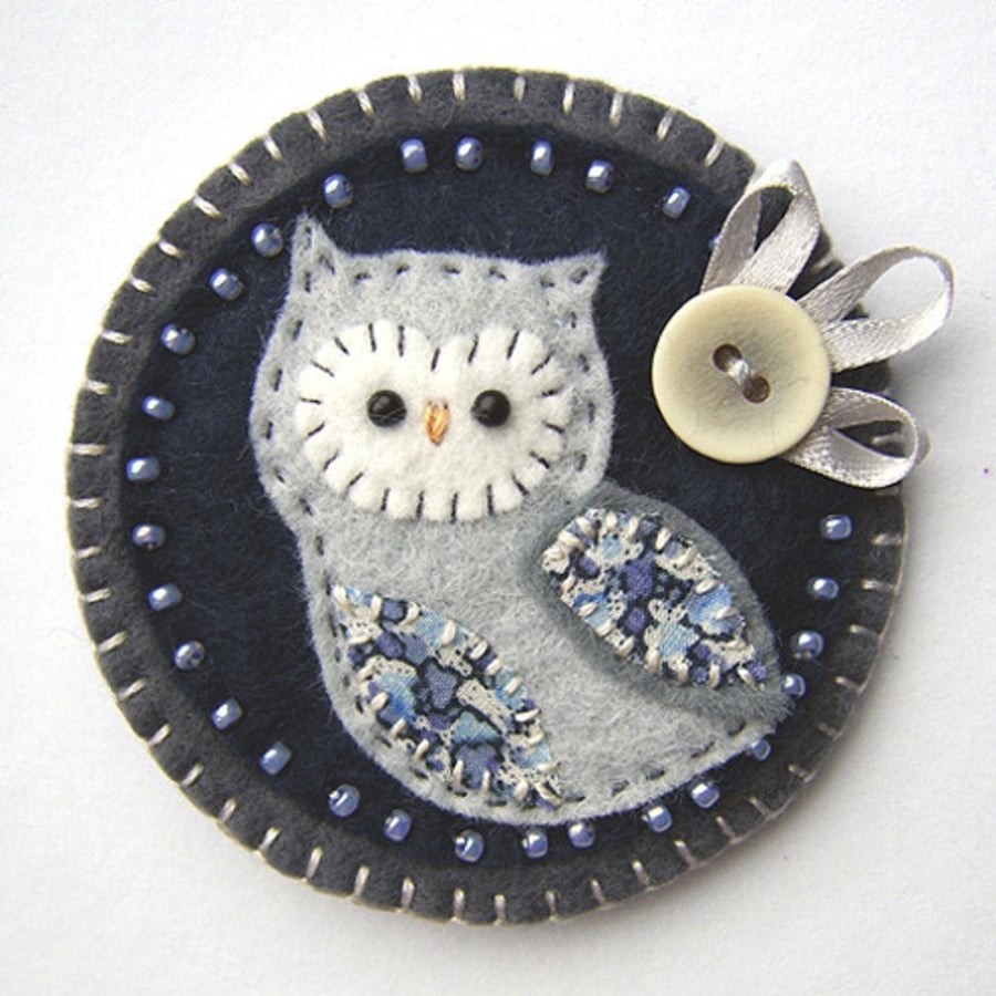 Reserved Listing ...Owl Brooch for Checkoutem