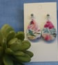 Floral Teardrop Earrings - Image 3