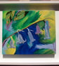 Original mixed media Bluebell painting - Image 2