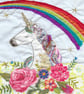Magical Unicorn Wishes, handmade greetings card - Image 3