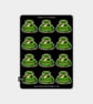 Funny Vinyl Sticker Sheet For Adults - Grumpy Snake