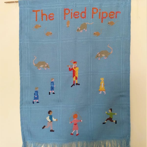  Pied Piper Wall Hanging or Pram Cover